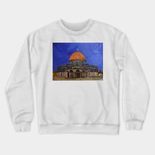 Dome of the Rock, Jerusalem Crewneck Sweatshirt